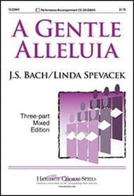 A Gentle Alleluia Three-Part Mixed choral sheet music cover Thumbnail
